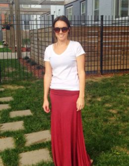how to style a maxi skirt