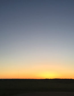 sunset on a Kansas evening