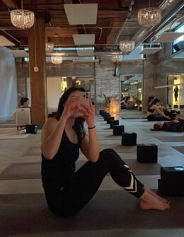 the space between yoga